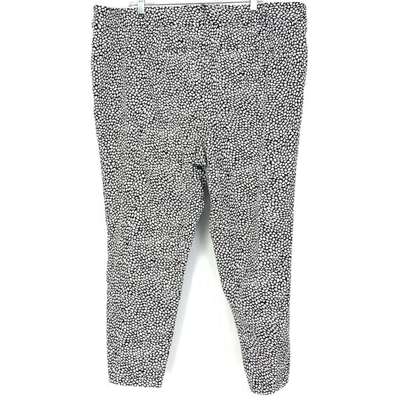 Lane Bryant Pants Plus Size 22 The Modernist Collection Skinny Ankle Black White - Picture 2 of 6